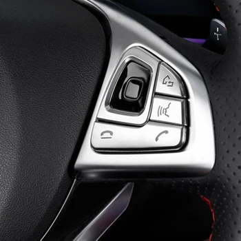 

8PCS Matt Steering Wheel Button Cover Trim Compatible For Benz E-Class W213 2016-2019 Auto Interior Mouldings