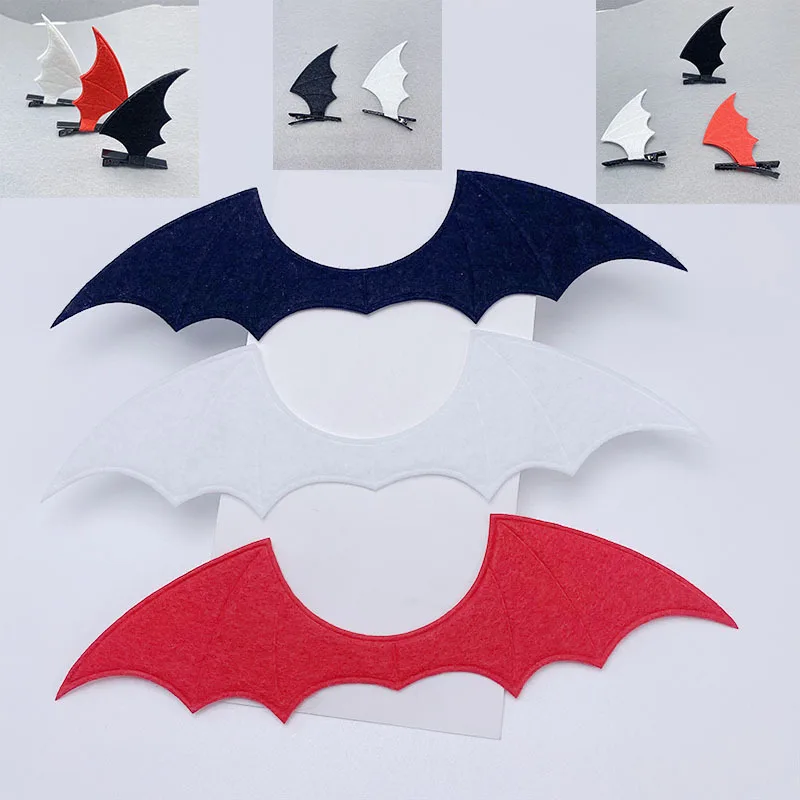 30pcs15*4cm Felt Devil Bat Wings Fabric Patches Padded Garment Appliques Hair Hat Decorative Ornament | Дом и сад
