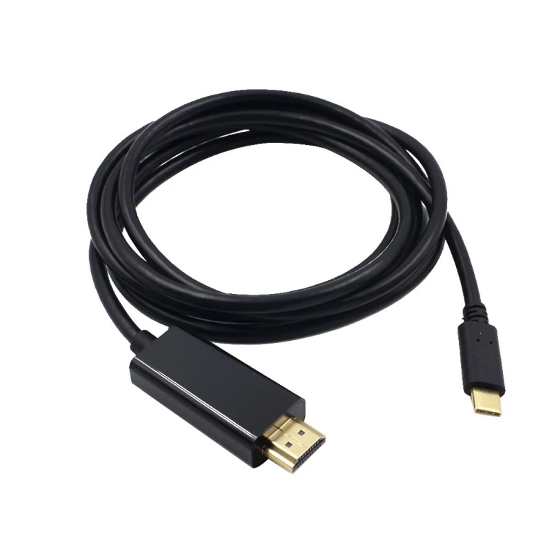 1,8 m USB C type-C к HDMI кабель 4K для монитора компьютера HDTV кабели проектора