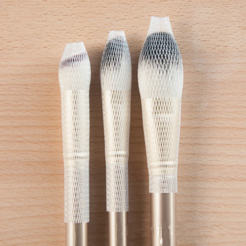 20 шт. Косметические кисти для макияжа защита пера эластичная сетка рыболоввная