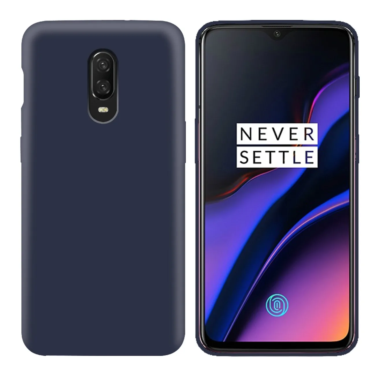 Ультра тонкий чехол для Oneplus 6T Силиконовый противоударный чехол мягкое полное заднее покрытие One Plus 6 6T для Oneplus 7 Pro Чехол - Цвет: Синий