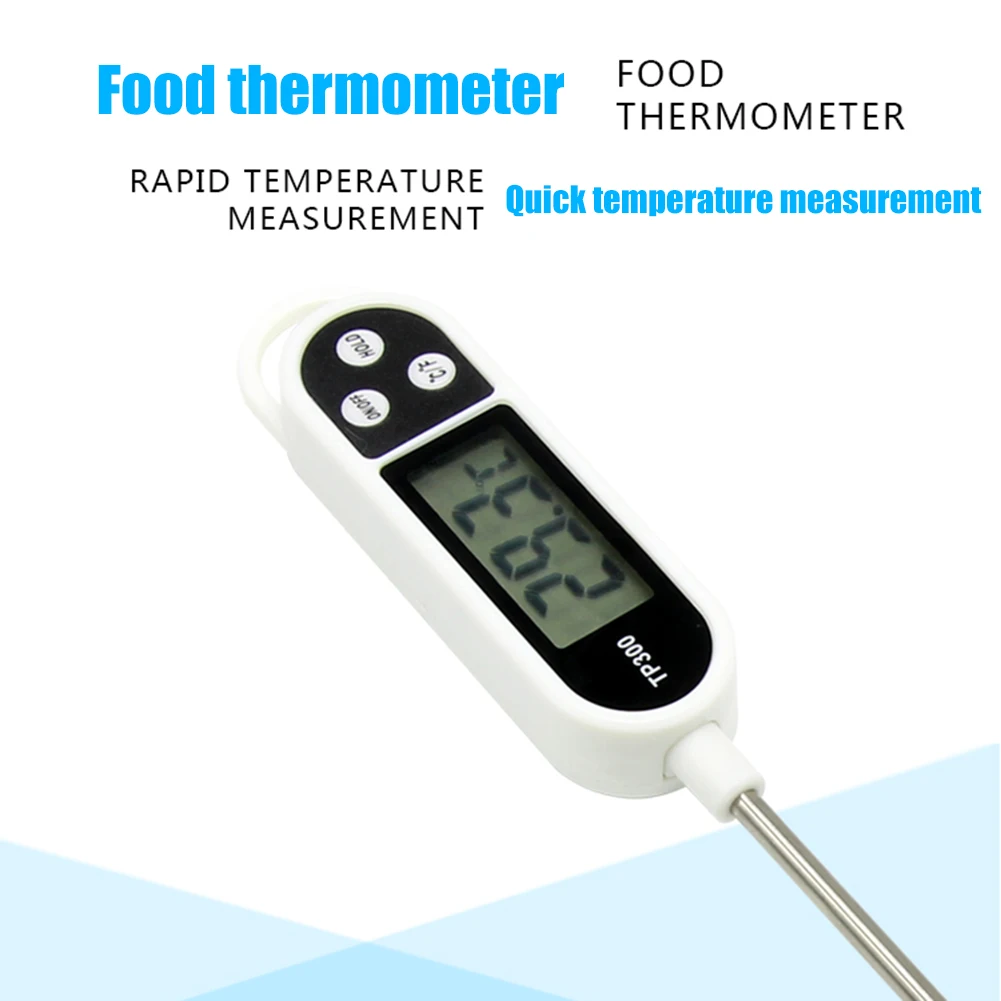 Tp300 Lcd Digital Meat Thermometer Cooking Food Kitchen Probe Water