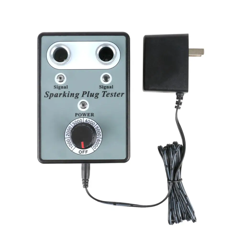 From USA Car Spark Plug Tester Detector With Dual Hole Ignition Plug Analyzer 