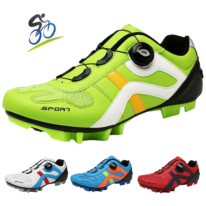 

2020 Nieuwe Grote Maat Mtb Fietsen Schoenen Ademend Outdoor Racefiets Enkellaarsjes Athletic Zelfsluitende Sneakers Mannen