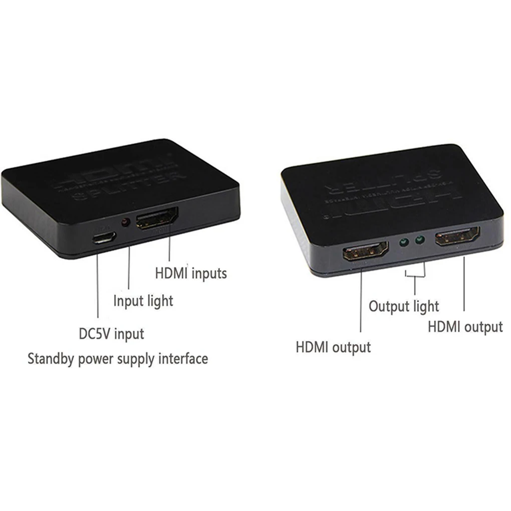 Коммутатор Full HD 1080p 4K сплиттер 1X2 1 в 2 выхода усилитель для HDTV DVD |