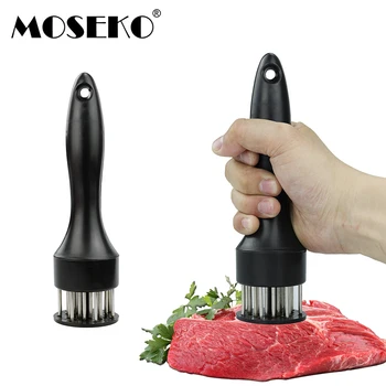 

MOSEKO Kitchen Tools Profession Meat Tenderizer Needle With Stainless Steel Needle Kitchen Steak Meat Tools