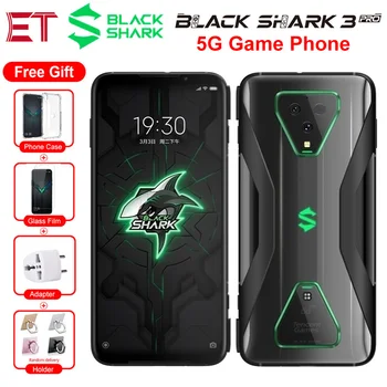 5G Phone Global Version Xiaomi Black Shark 3 Pro Game Mobile Phone 7.1" 12GB 256GB Snapdragon865 64MP 5000mAh Android Smartphone