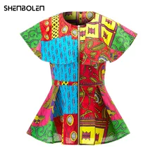 

African Clothes For women Shirt Ankara print Clothes 2021 Fashion African wax sewing Shirt Party African Clothes for Women