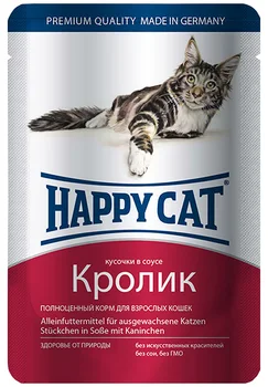 

HAPPY CAT HAPPY CAT for adult cats with rabbit sauce 100g