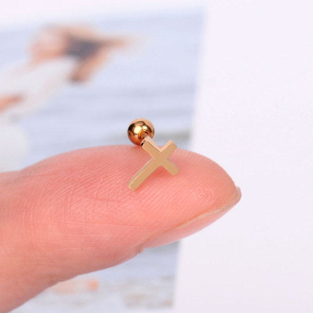 Stainless Steel Mini Stud Earrings Butterfly Snake Stars Helix Cartilage Tragus Labret Lobe Ear Piercing Jewelry