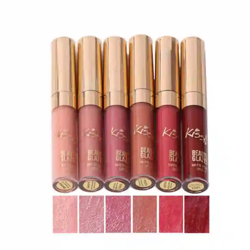 BEAUTY GLAZED 6 шт./компл. жидкая помада блеск для губ профессиональный макияж матовая
