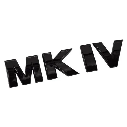 3D Черный MKIV MK4 задняя Автомобильная эмблема и задний Грузовик хромированная