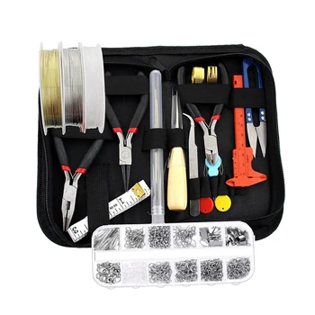

1 Set Jewelry Making Tools Kit with Zipper Storage Case for Jewelry Crafting and Jewelry Repair