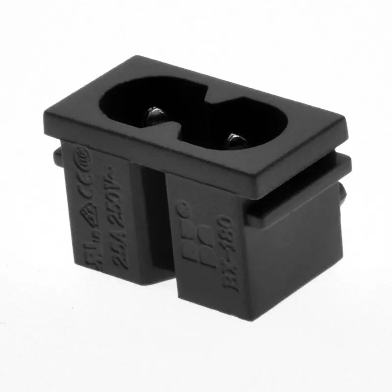 100 pcs Nema 1-15R//Euro 2 pin panel mount receptacle