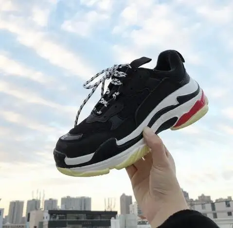 Мужские кроссовки; сезон осень; кроссовки; Zapatillas Deportivas Hombre; дышащие повседневные спортивные яркие баскетбольные кроссовки - Цвет: black red