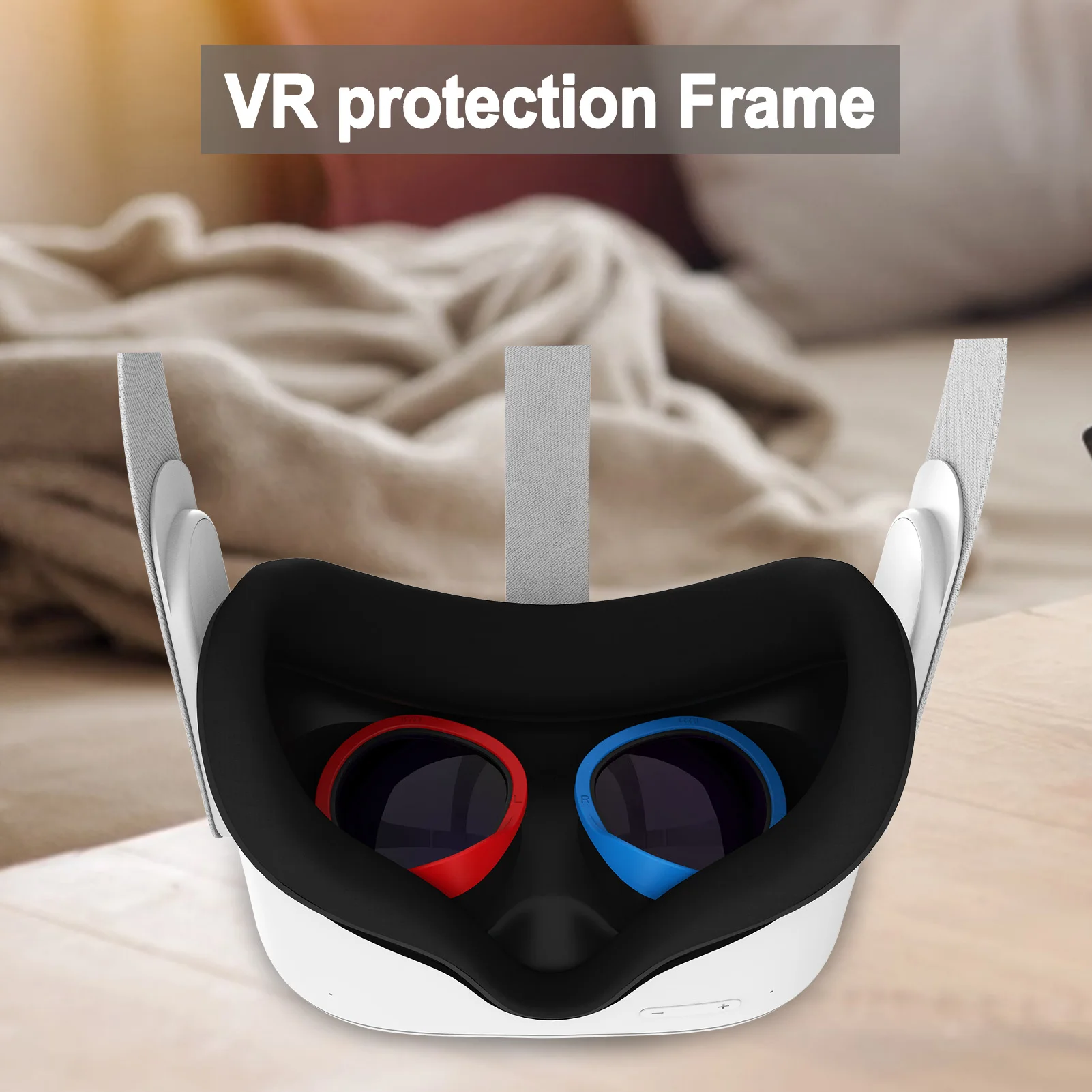 VR Glasses Lens Anti-Scratch Ring Protecting Myopia Preventing Light-Leaking VR Headset Lens for Oculus Quest 2/Quest/Rift S/Go			                  VR Glasses Lens Anti-Scratch Ring Protecting Myopia Preventing Light-Leaking VR Headset Lens for Oculus Quest 2/Quest/Rift S/Go