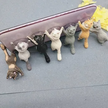 

Kitty phone holder Ins Style Universal Cute Cat Cell Phone Holder Tablets Desk Car Stand Mount Sucker Bracket Navigation Bracket