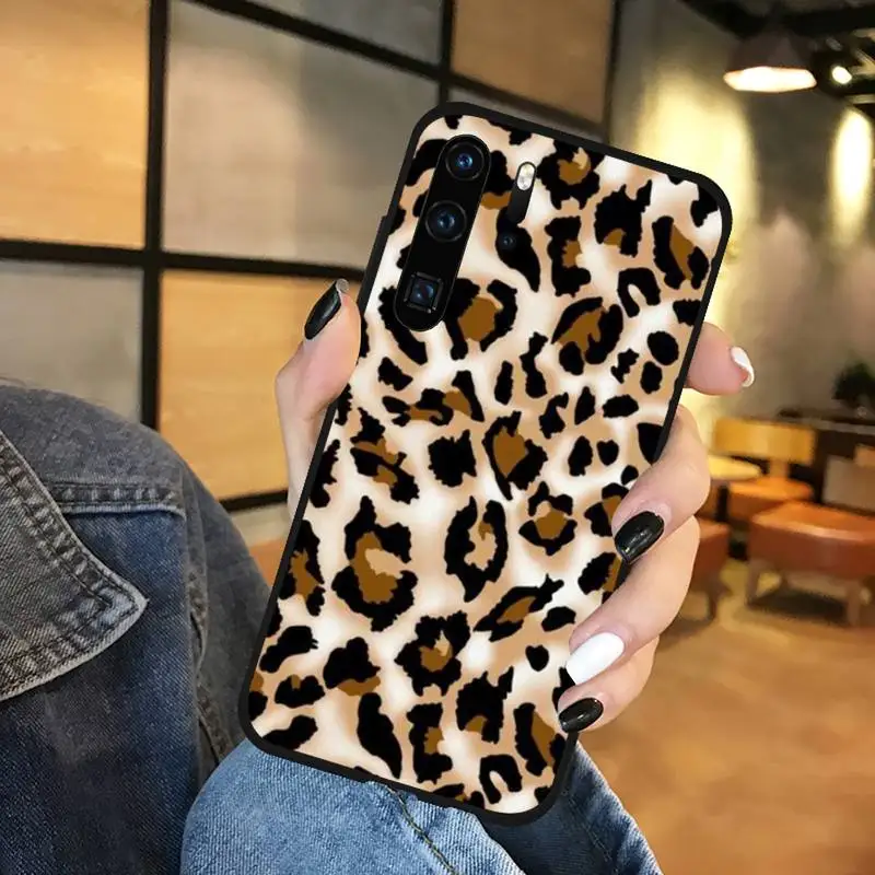 cute huawei phone cases Leopard cheetah skin print Phone Case Funda For Huawei P9 P10 P20 P30 Lite 2016 2017 2019 plus pro P smart cute huawei phone cases Cases For Huawei