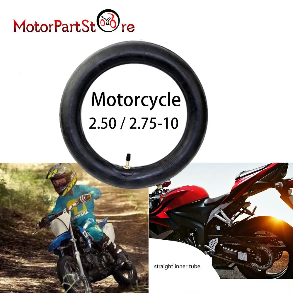 2,50-10 дюймов внутренняя труба шины для Yamaha PW50 TTR50E Suzuki DRZ70 JR50 питбайк шины запчасти Мотоцикл Запчасти