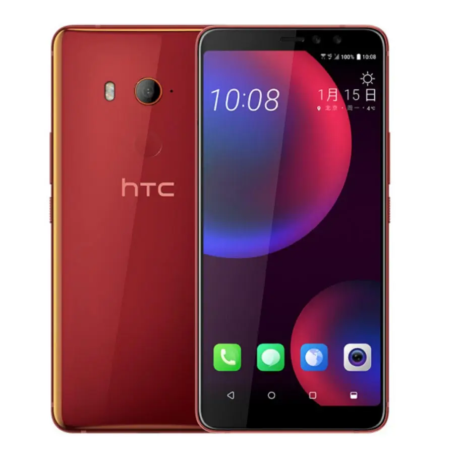 Мобильный телефон htc U11 EYEs 4G LTE, 6,0 дюймов, 1080x2160 p, 4 Гб ОЗУ, 64 Гб ПЗУ, две sim-карты, Восьмиядерный NFC 3930 мАч, телефон на Android - Цвет: 4GB 64GB Red