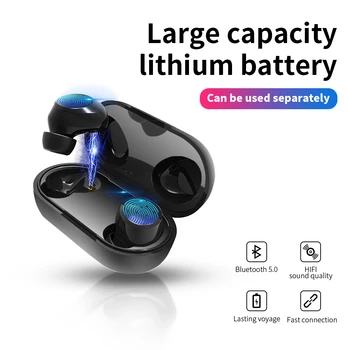 

Earphone TWS Bluetooth Earphones Headphones Wireless Stereo Headset Sport Earbuds Microphone Airpots case for aiports phone