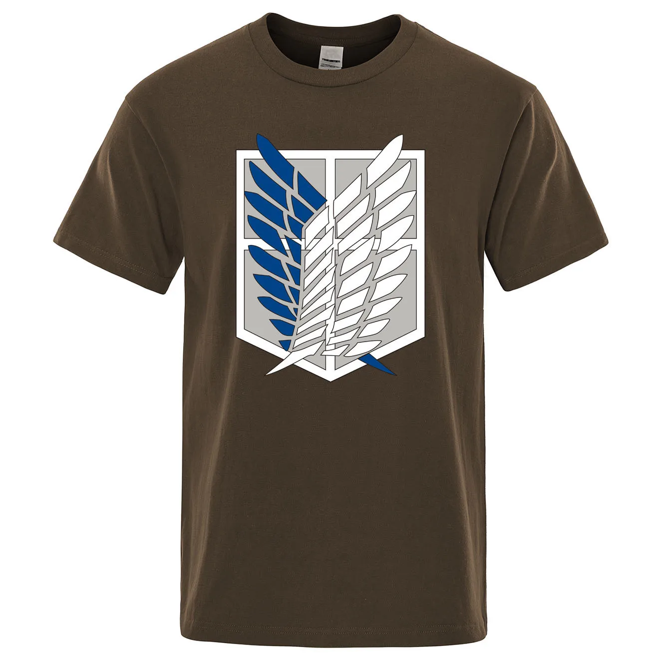 Midnite Star Attack on Titan футболка Крылья Свободы Mikasa футболки мужские s японское аниме мужские с коротким рукавом летние хлопковые футболки