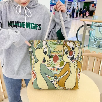 

[New Matai ethnic style] One-shoulder bag fashion retro leisure bag embroidered canvas bag large capacity women's bag Thailand