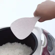 Cuchara de arroz de plástico para el hogar, paleta de arroz para cocina, espátula antiadherente, utensilio de cocina, accesorios de cocina