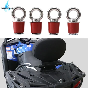 

UTV ATV Lock Tie Down Anchor For Polaris RZR 570 900 XP Sportsman 110 400 450 ACE Snowmobile Cargo Rack Eye Bolt Fasteners Parts