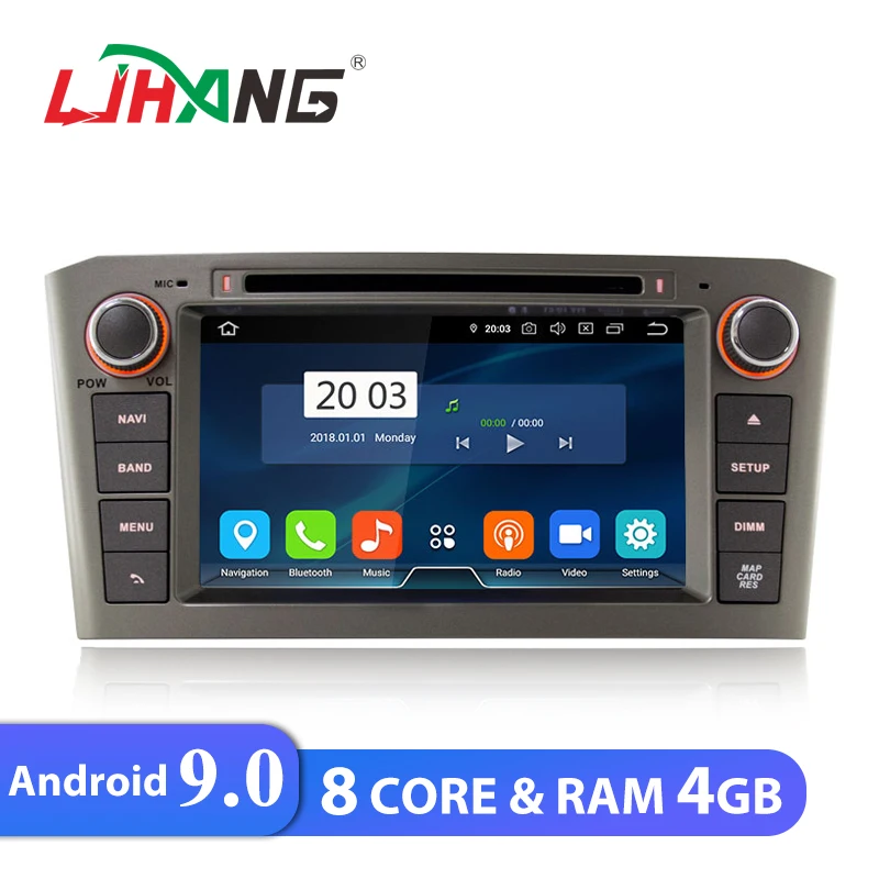 Cheap LJHANG Android 9.0 Car DVD Player For Toyota AVENSIS 2005 2006 2007 Multimedia Car Radio 8 Core GPS WIFI Autoaudio Stereo IPS fm 0 Cheap LJHANG Android 9.0 Car DVD Player For Toyota AVENSIS 2005 2006 2007 Multimedia Car Radio 8 Core GPS WIFI Autoaudio Stereo IPS fm 0