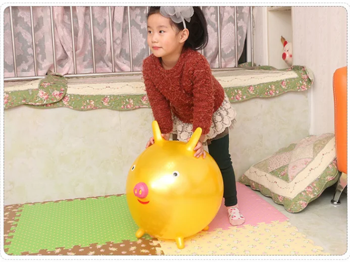 Jump Ball Bouncing Ball Elasticity Children Large Size beng qiu Inflatable Toy Box Thick Ball tiao zhu