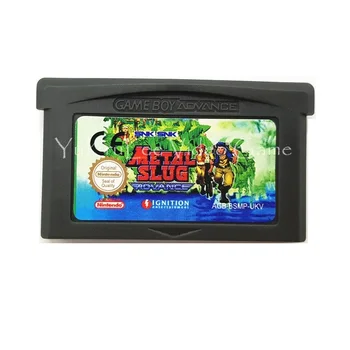 

Metal Slug Advance Video Game Cartridge Console Card for Nintendo GBA Series Consoles EUR Sticker Version