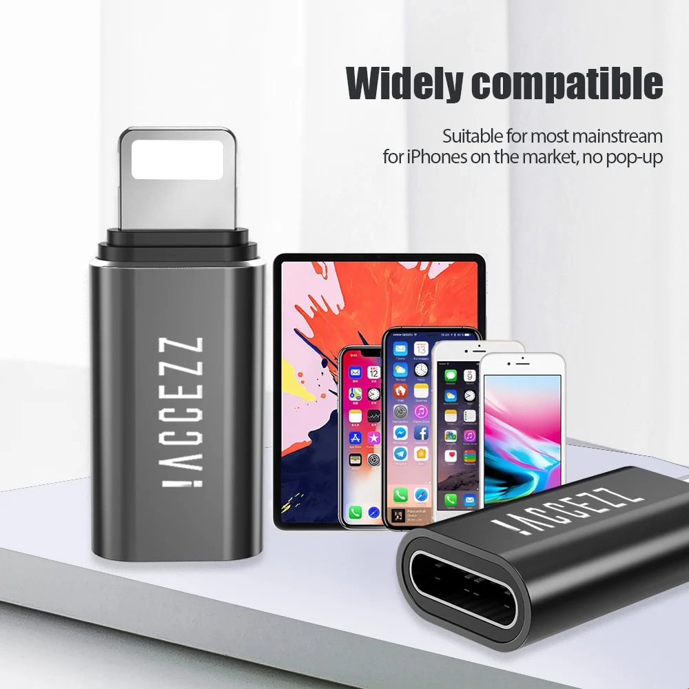 ! Адаптер ACCEZZ для Apple USB OTG адаптер Type C освещения iphone X XS XR 8 7 6 5 6S Plus конвертер
