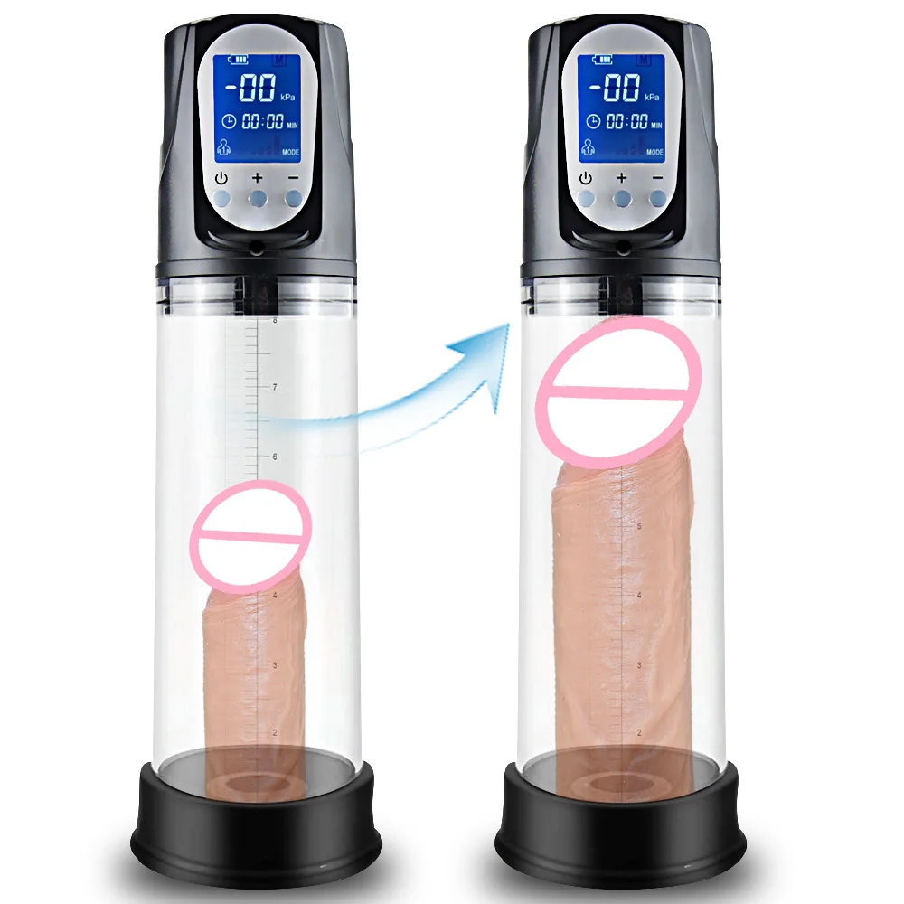 Penis Pump Vacuum Pump Erection Electric Usb Rechargeable Automatic Penis Enlargement Penis Extender Male Enlarger Sex Toy - Penis Pump