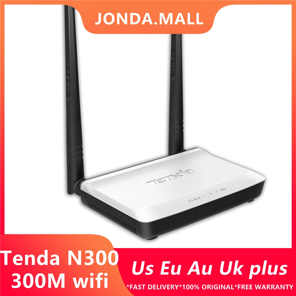 Tenda N300 Беспроводной WI-FI Router Multi Язык Русская версия Wi-Fi ретранслятор Extender 802,11 b/g/n RJ45 4 Порты 300 Мбит/с