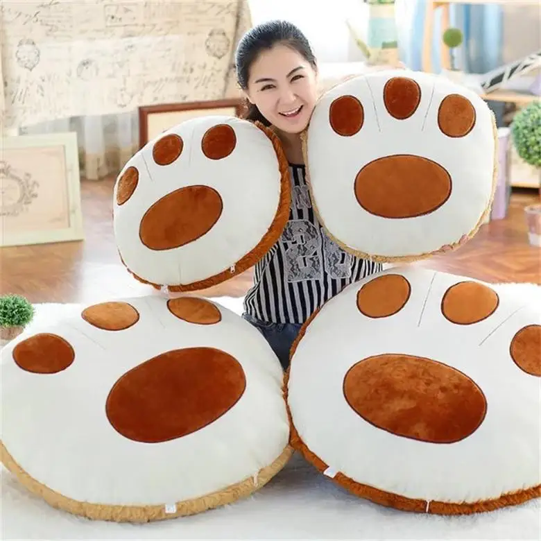 

Creative Cute Washable Large Size Hand-shaped Brush Pillow Cushion Home Mat Children Holiday Gift