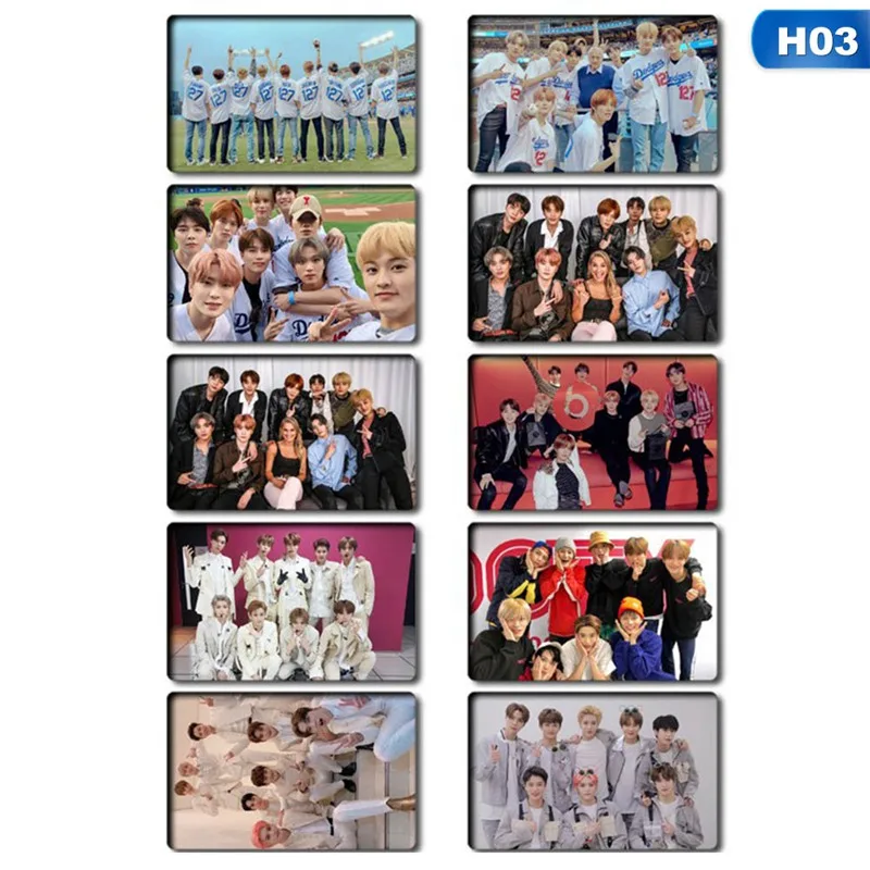 H03 Kpop NCT 127 U Dream Empathy Lomo стикер для фото карты Sticky HD плакат для фотографий - Цвет: H03