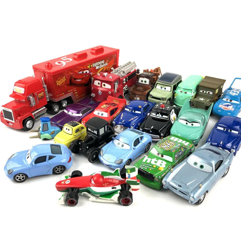 Disney Pixar Cars 3 Lot Lightning McQueen 1:55 Model Toy Cars Diecast Toys  Loose