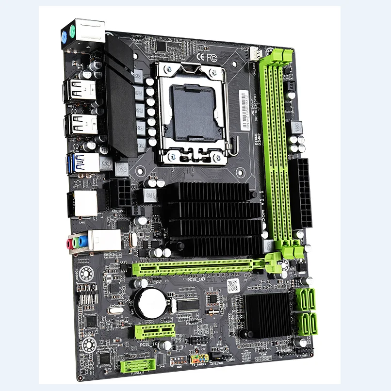 Материнская плата X58 LGA 1366 поддерживает серверную память REG ECC и процессор xeon