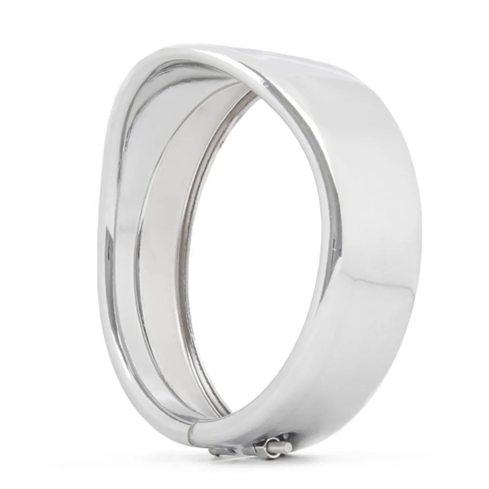 МОТОЦИКЛ хром/черный 4," вспомогательный свет козырек стиль проходящая лампа отделка кольцо Electra Glide Softail