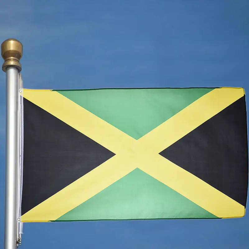 Национальный флаг Ямайки 90*150 см для празднования футбольной игры/деятельности/офиса/домашнего флага 14*21 см 5 шт