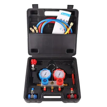 

R134A HVAC A/C Refrigeration Kit AC Manifold Gauge Set Auto Service Kit Car Air Conditioning Repair Fluorine Filling Tool