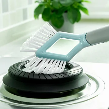 

Hot Kitchen Small Brush Detachable Cleaning Brush Three-in-one Wash Pot Brush Stove Brush Crack Brush
