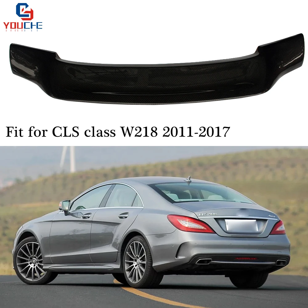 C218 R СТИЛЬ заднее крыло багажника для Mercedes CLS W218 седан CLS350 CLS400 CLS500 2011 2017 спойлер из