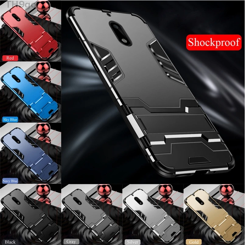 Lightweight Slim Cover For Nokia 9 8 7 6 5 3 2 1 2.1 Hybrid Armor Kickstand Case 2018 Plus Sirocco X6 X5 DYee |