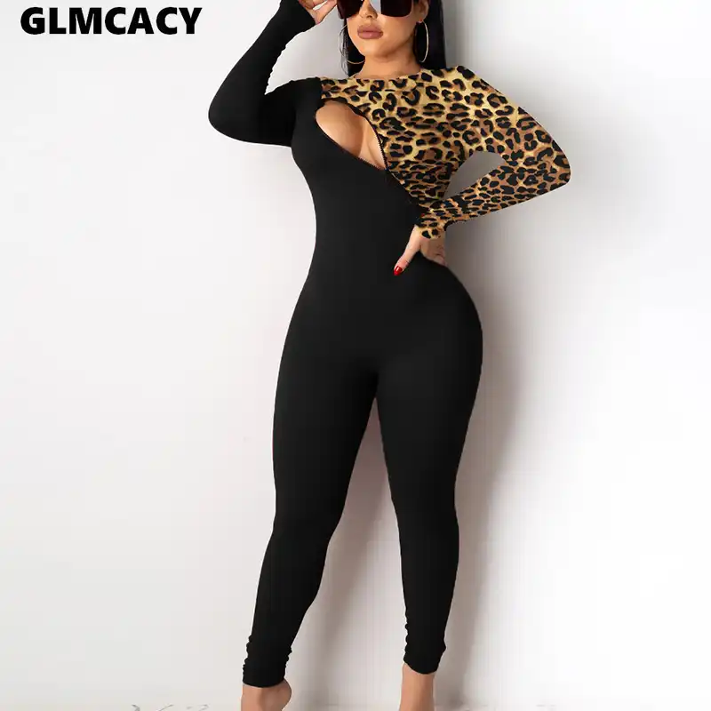 skinny jumpsuit with sleeves