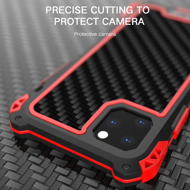 360 Защитный чехол для iphone 11 Pro MAX роскошный ударопрочный металлический силиконовый бронированный прозрачное стеклянное покрытие для iphone 11 Pro Жесткий ТПУ
