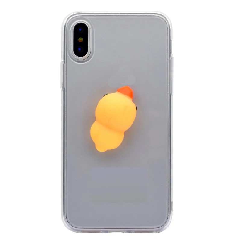 Для samsung Galaxy M10 M20 M30 A10 A20 A30 A40 A50 A70 Чехол Ультра Тонкий Мягкий ТПУ силиконовый чехол Прозрачный чехол для телефона - Цвет: case with soft doll