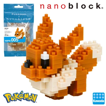 

nanoblock Pokemon Pokemon Eevee NBPM_005 Kawada 130pcs Anime Cartoon Diamond mini micro Block Building Blocks Bricks Toys Game