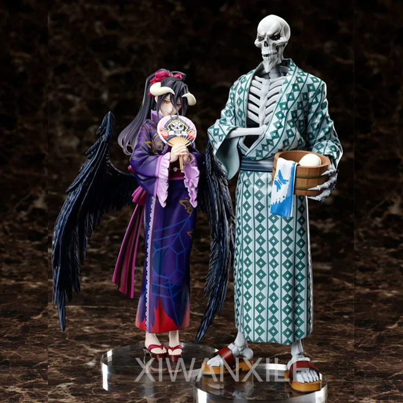 23cm Overlord Albedo Anime Figure III Yukata Action 642# Figurine 631# Ainz Ooal Gown Toy | Игрушки и хобби